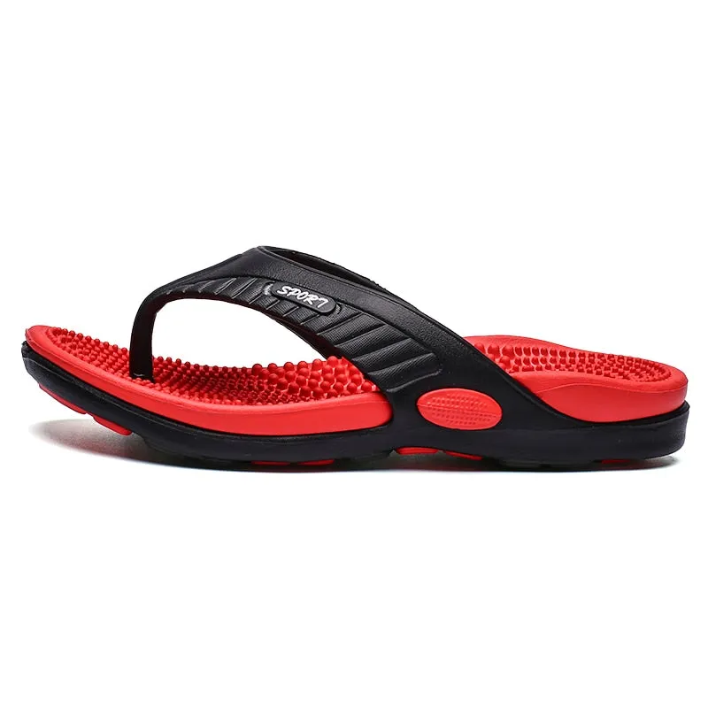 Men Slippers Flip Flops Shoes  Summer Breathable Beach Shoes Sandals - MSL50251