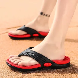 Men Slippers Flip Flops Shoes  Summer Breathable Beach Shoes Sandals - MSL50251