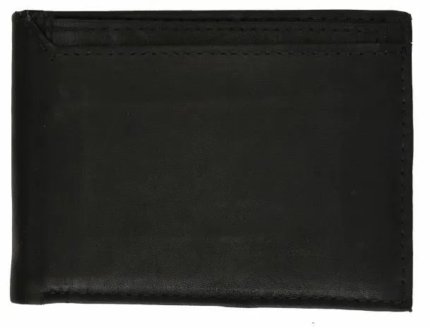 Men's Genuine Leather Bi-fold 8.5" x 3.5" Wallet-Assorted Colors