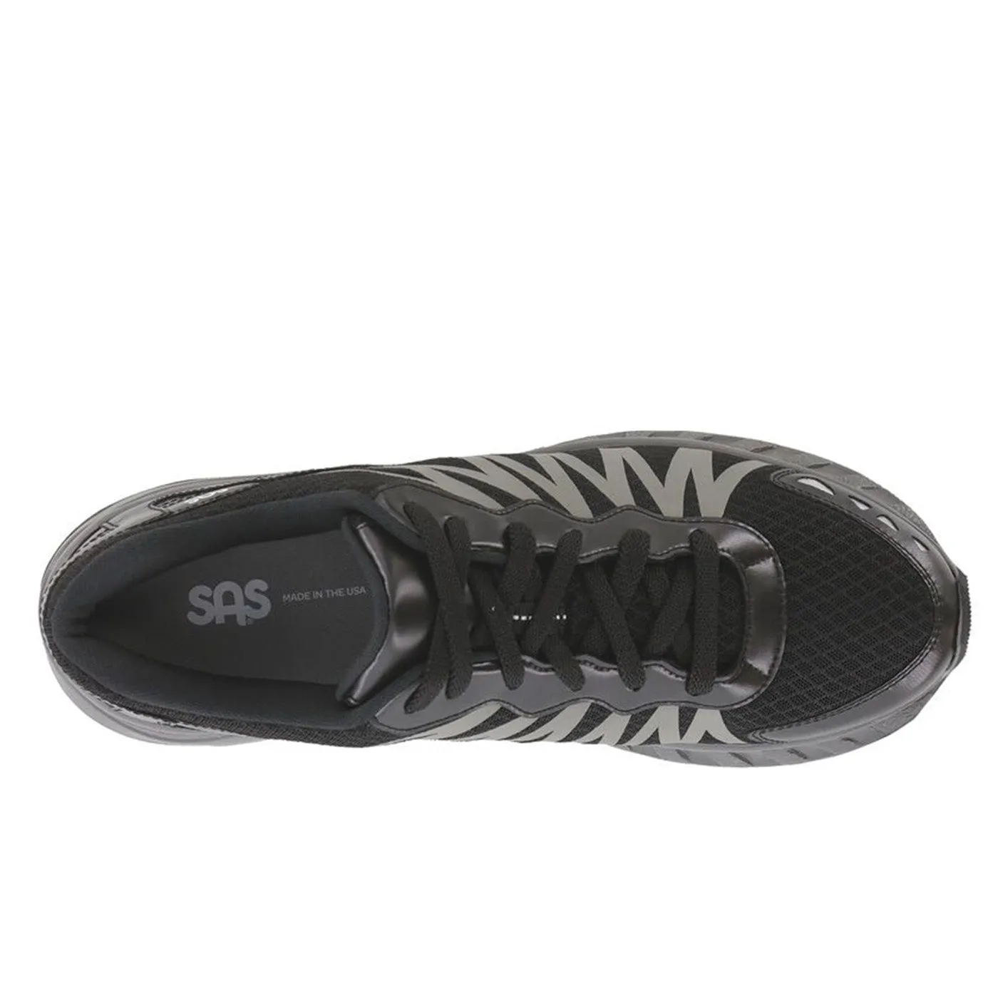 Men's Pursuit Lace Up Sneaker Black / Gray