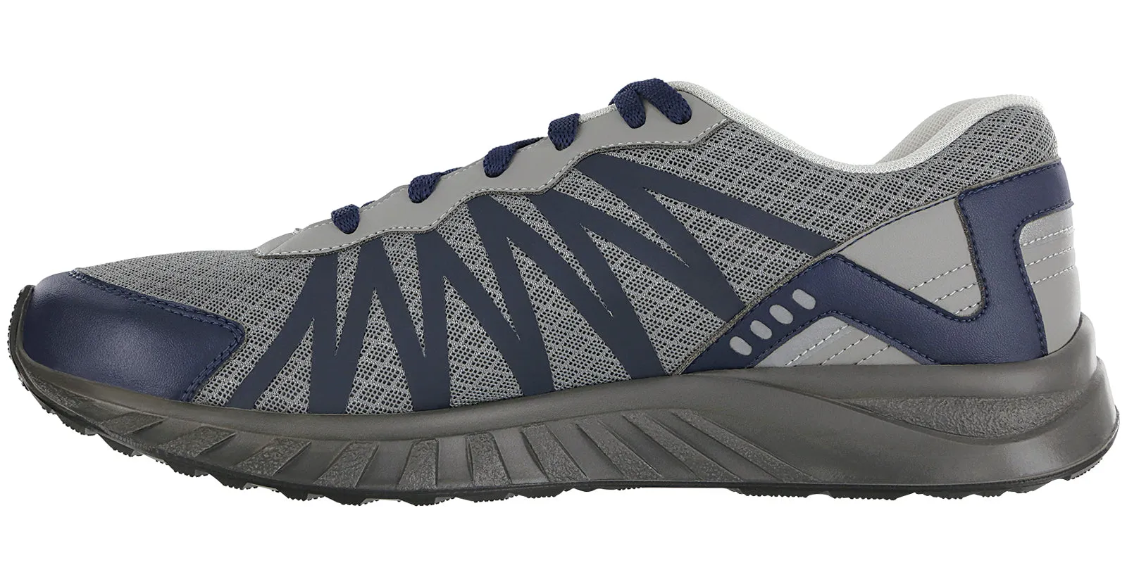 Men's Pursuit Lace Up Sneaker in Gray / Navy