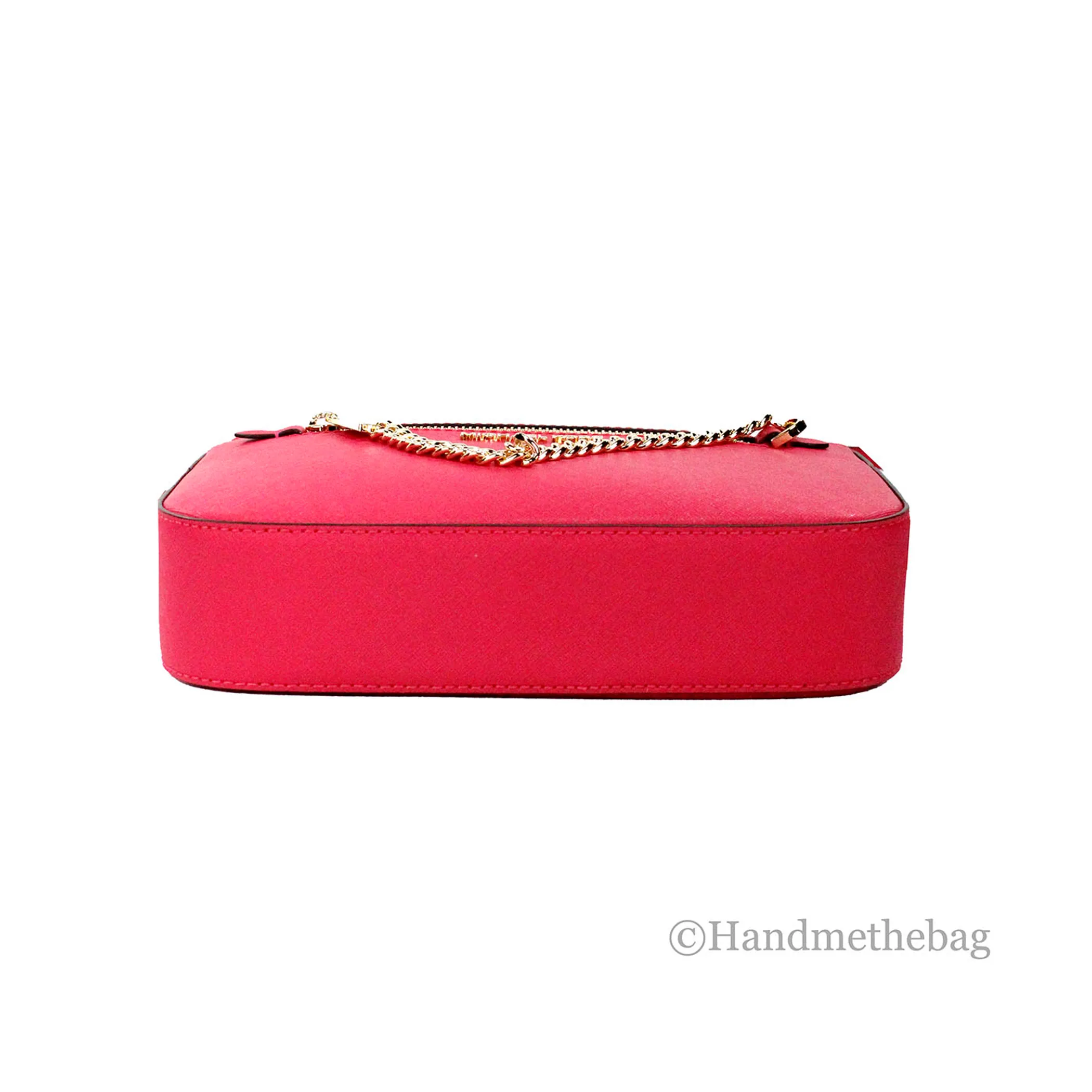 Michael Kors Jet Set EW Pink Zip Chain Crossbody