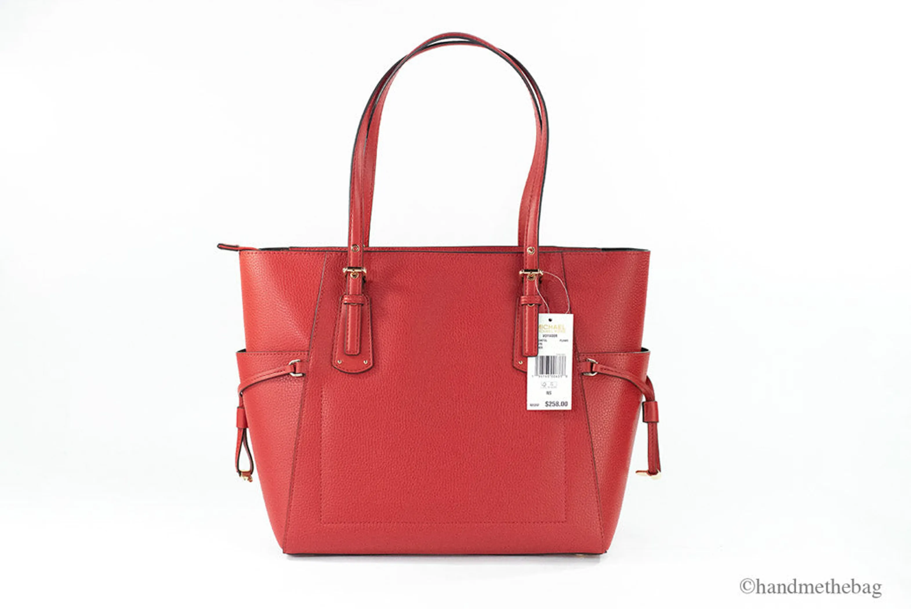 Michael Kors Voyager Large Flame Leather East West Tote