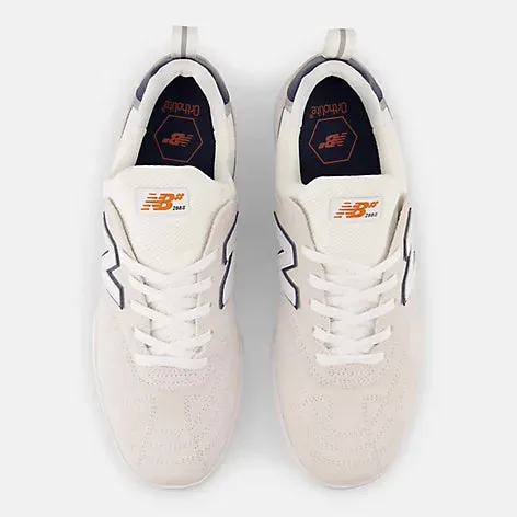 NEW BALANCE 288 WHITE WITH NAVY 9