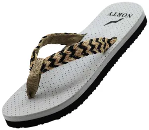 NORTY Womens 5-10 Beige/Grey Sandal 12011