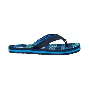 Reef Kids' Ahi Flip Flop - Deep Sea Stripes