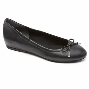 Rockport Women TOTAL MOTION HW20 TIED BALLET BLACK/NAPPA