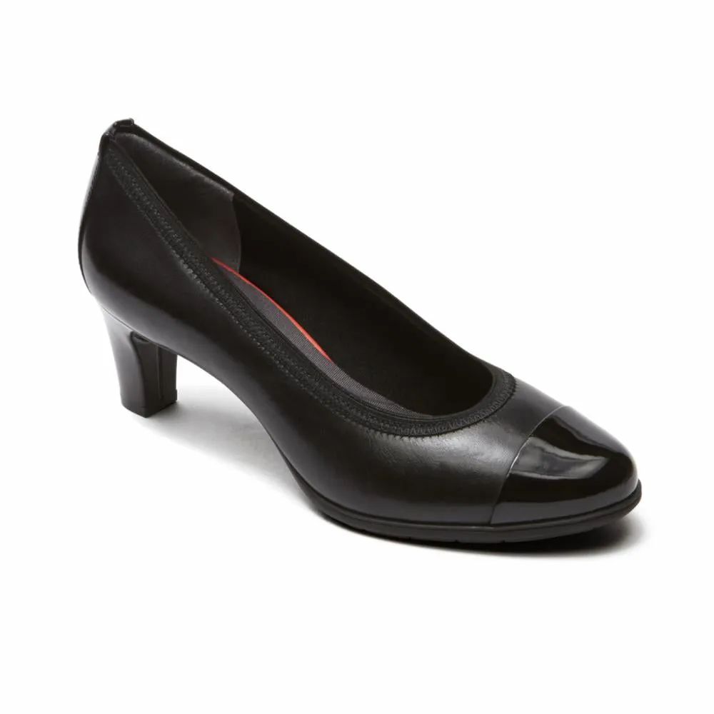 Rockport Women TOTAL MOTION MELORA GORE CAPTOE BLACK/BURN CALF