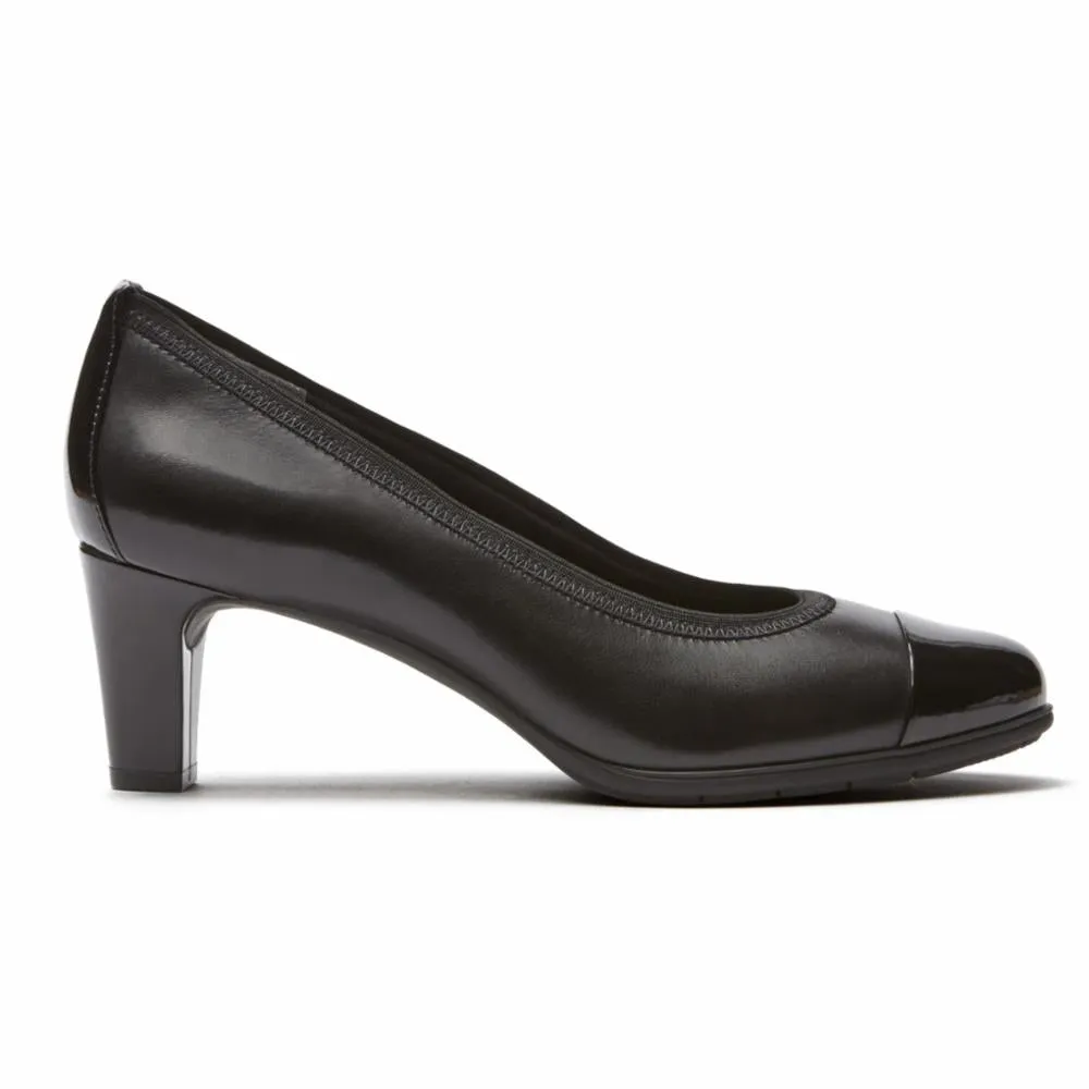 Rockport Women TOTAL MOTION MELORA GORE CAPTOE BLACK/BURN CALF