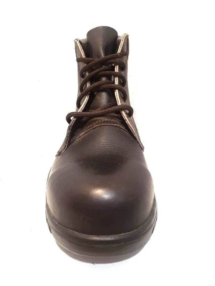 Rossi Thor Claret Brown Steel Toe Ankle Work Boot Made In Australia