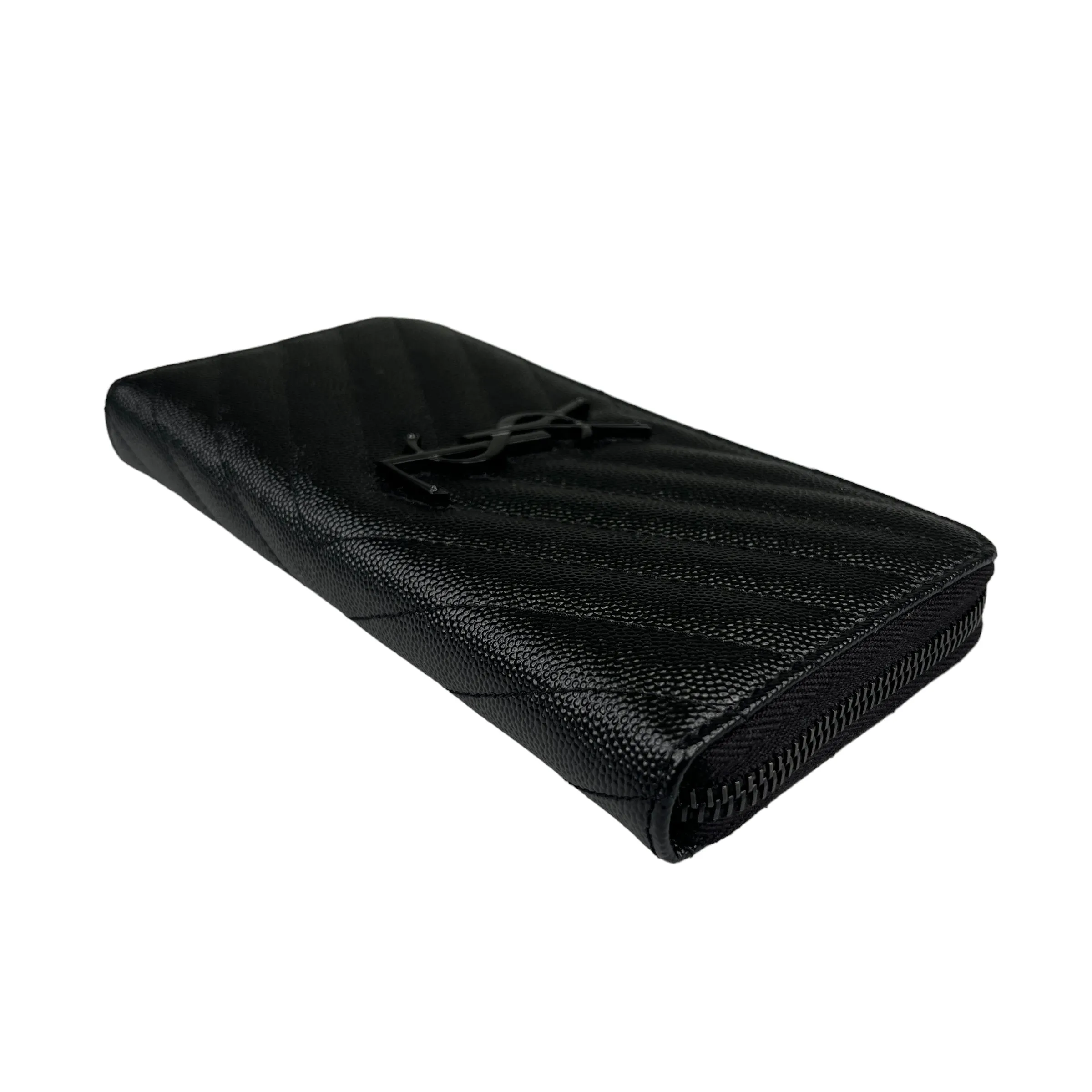 SAINT LAURENT MONOGRAM ZIP-AROUND WALLET