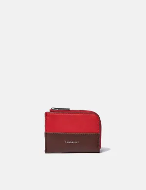 Sandqvist Eben Wallet (Leather) - Red