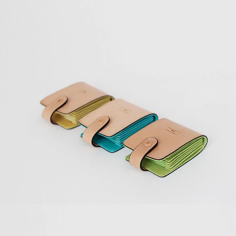 Stylish Leather Womens Card Wallet Credit Card Holder Wallet for Women