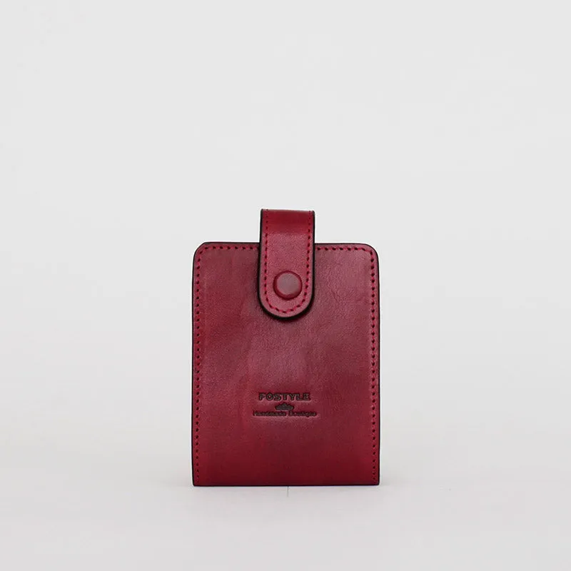 Stylish Leather Womens Card Wallet Credit Card Holder Wallet for Women
