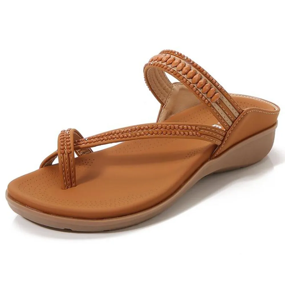 Summer Fashion Cross Straps Female Casual Slip Slippers