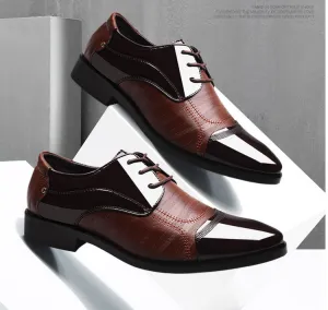 summer new shoes men's business dress large size shoes fashion hundred tower wedding shoes