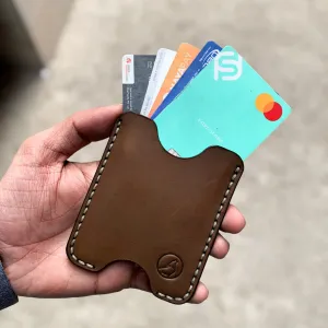 The Oval: A Leather Cardholder