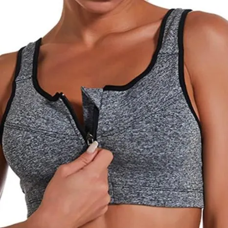 The Perfect Yoga Sports Bra (Gray)