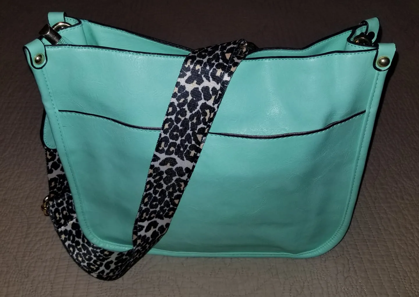 Vegan Leather Crossbody Bags - #7148-7149