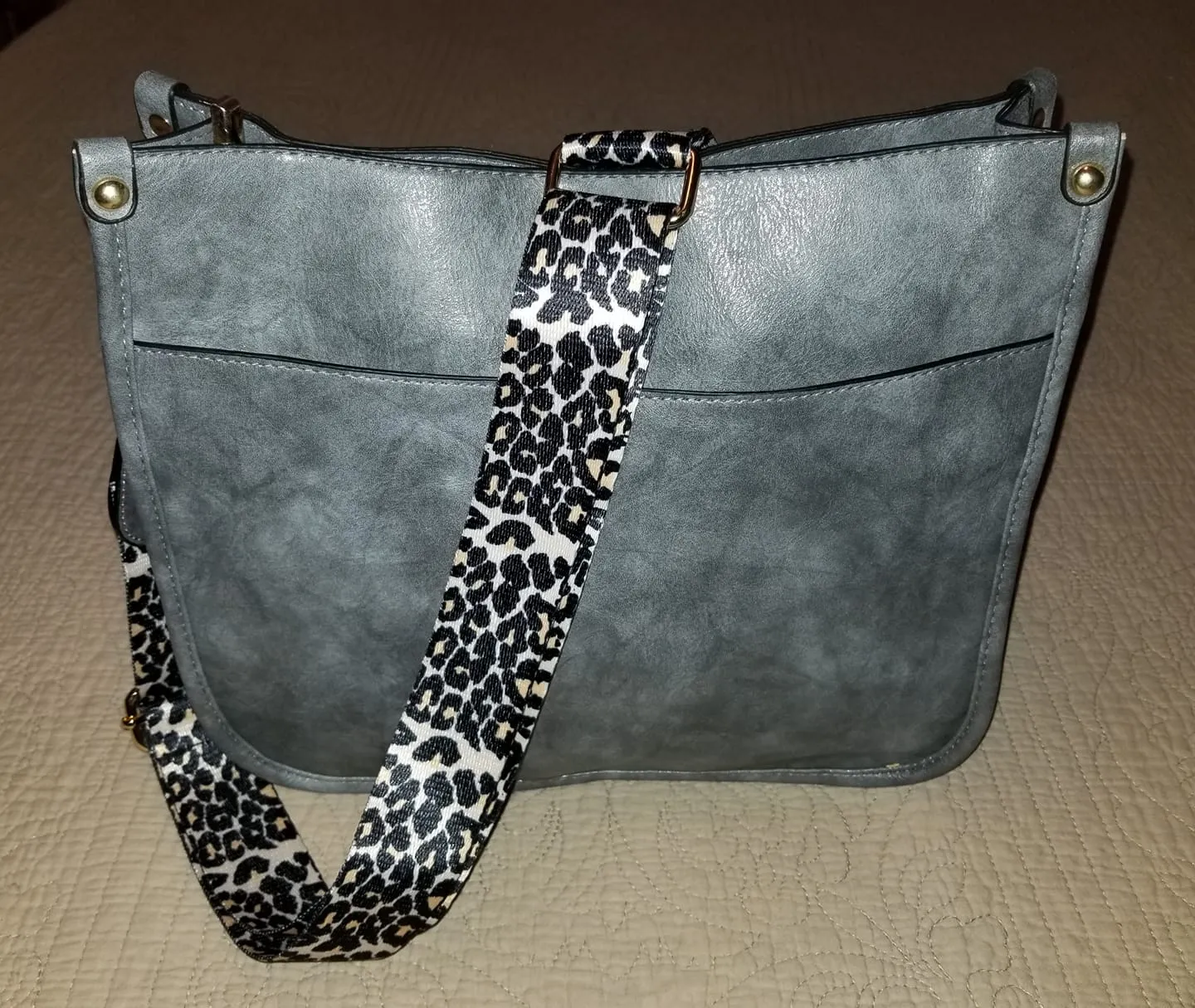 Vegan Leather Crossbody Bags - #7148-7149