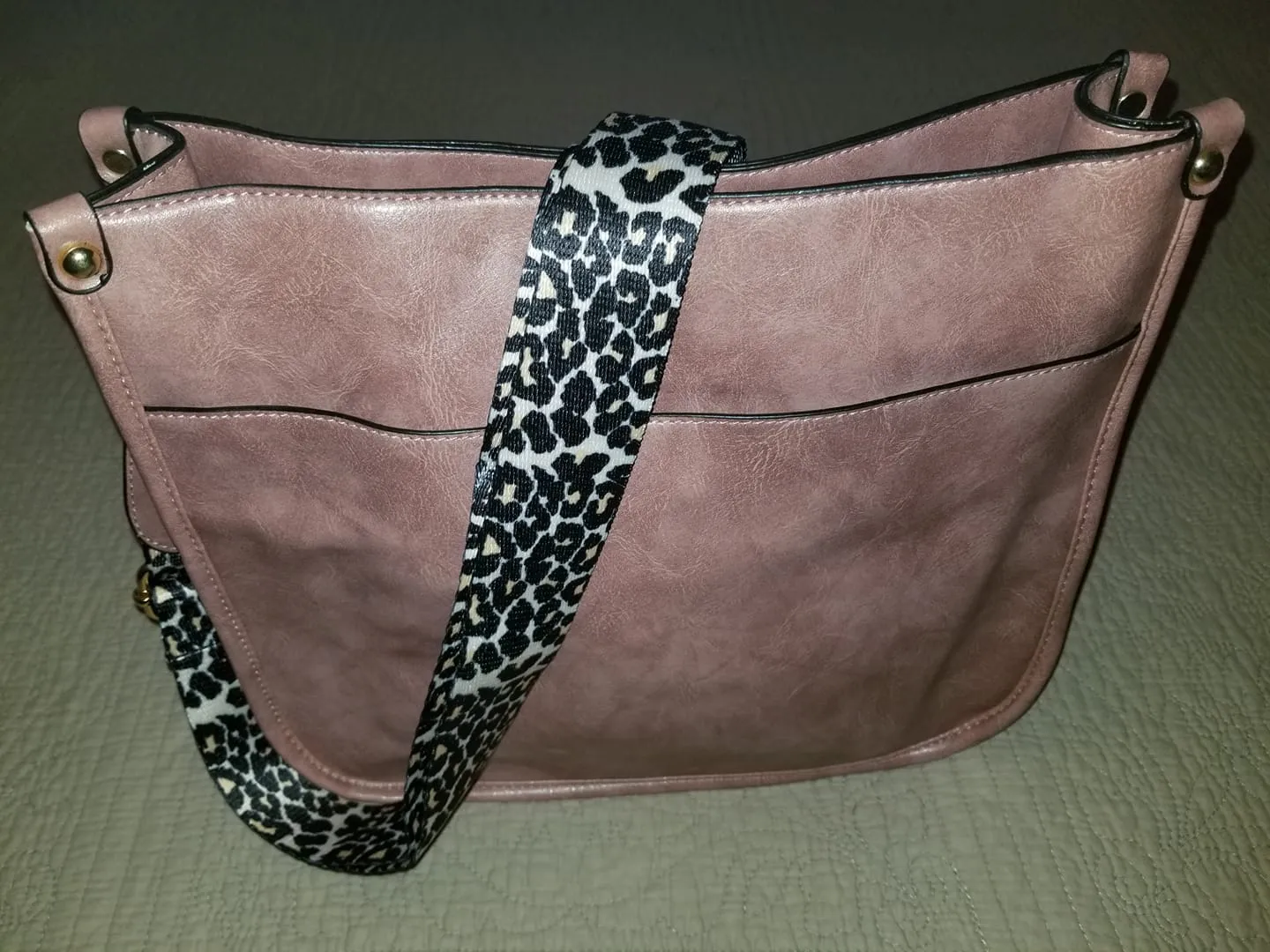 Vegan Leather Crossbody Bags - #7148-7149