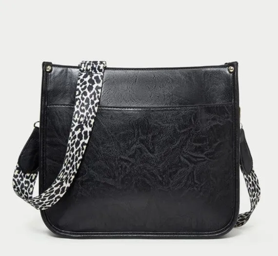 Vegan Leather Crossbody Bags - #7148-7149