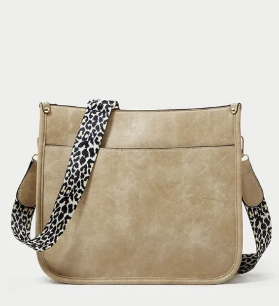 Vegan Leather Crossbody Bags - #7148-7149