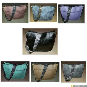 Vegan Leather Crossbody Bags - #7148-7149