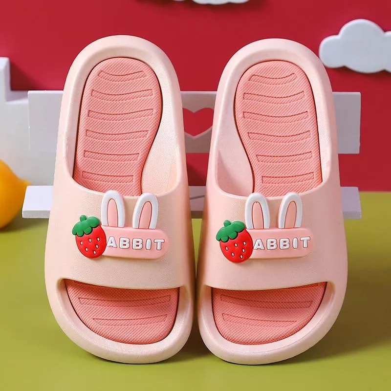 wholesale kids boutique clothing Kid Girl Cartoon letter Pattern Non-slip Slippers Wholesale
