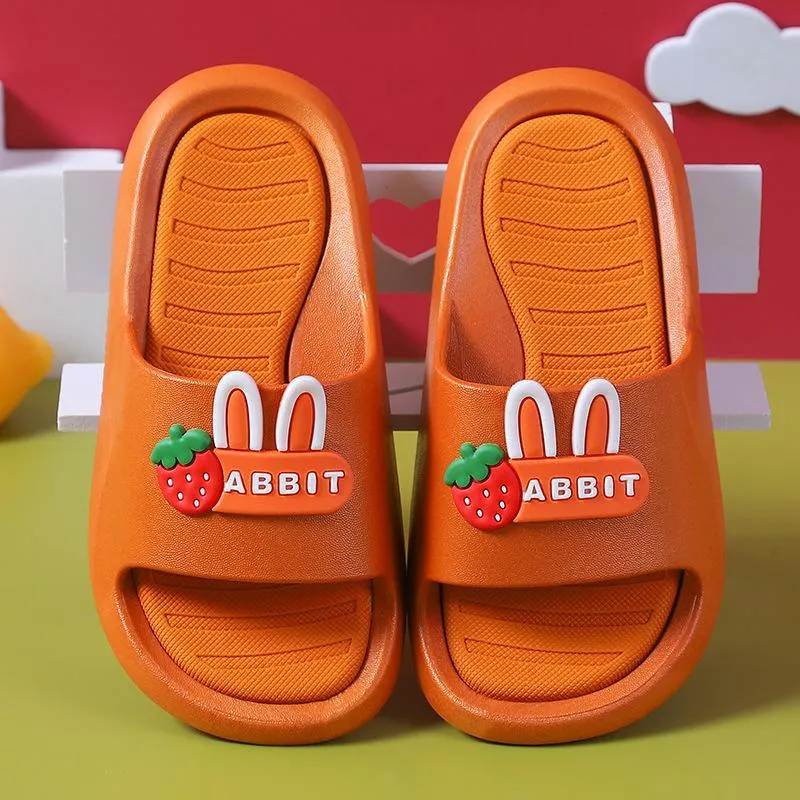 wholesale kids boutique clothing Kid Girl Cartoon letter Pattern Non-slip Slippers Wholesale