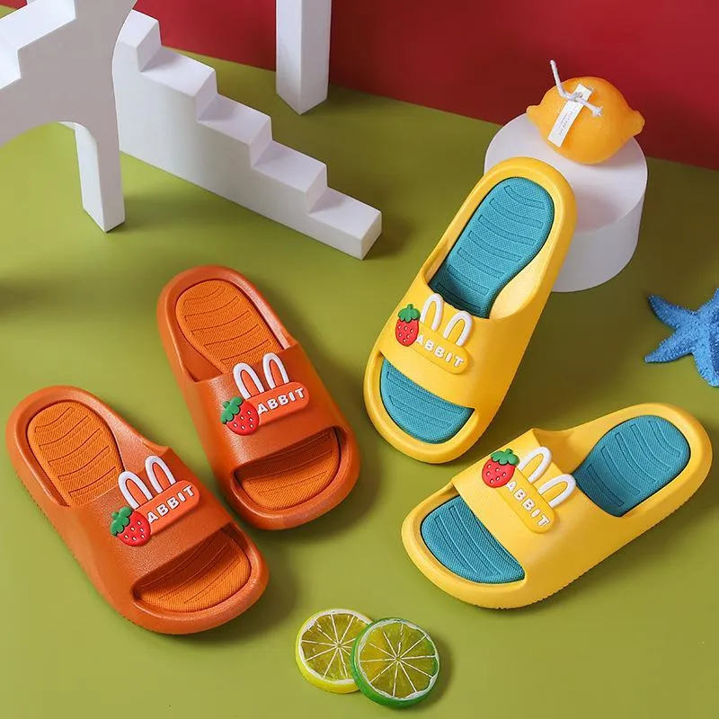 wholesale kids boutique clothing Kid Girl Cartoon letter Pattern Non-slip Slippers Wholesale