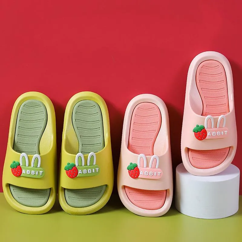 wholesale kids boutique clothing Kid Girl Cartoon letter Pattern Non-slip Slippers Wholesale