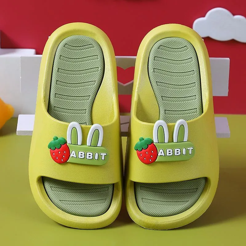wholesale kids boutique clothing Kid Girl Cartoon letter Pattern Non-slip Slippers Wholesale