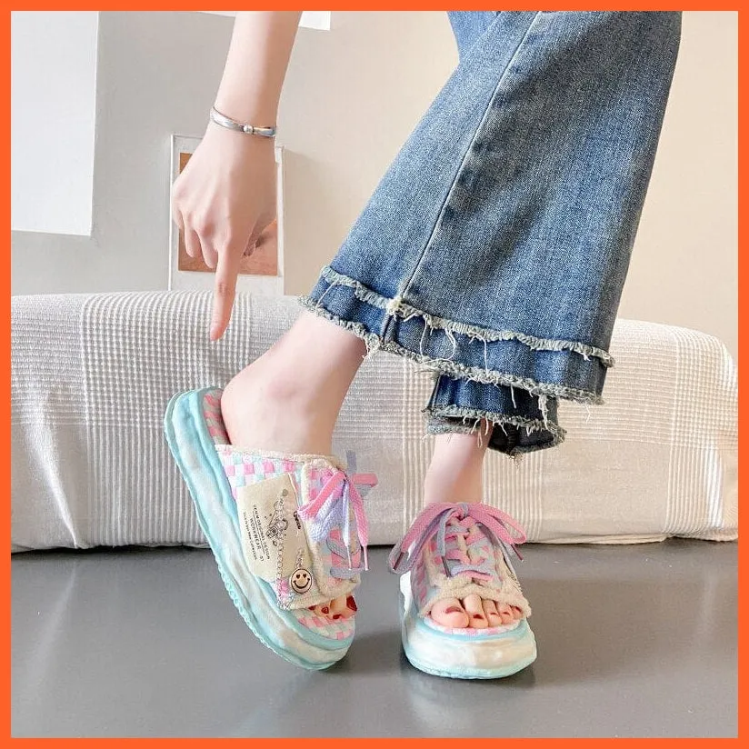 Women Summer Colorful Slippers | Cool Flip Flops Street Sandals