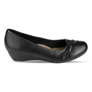 Womens Black Wedge Shoe