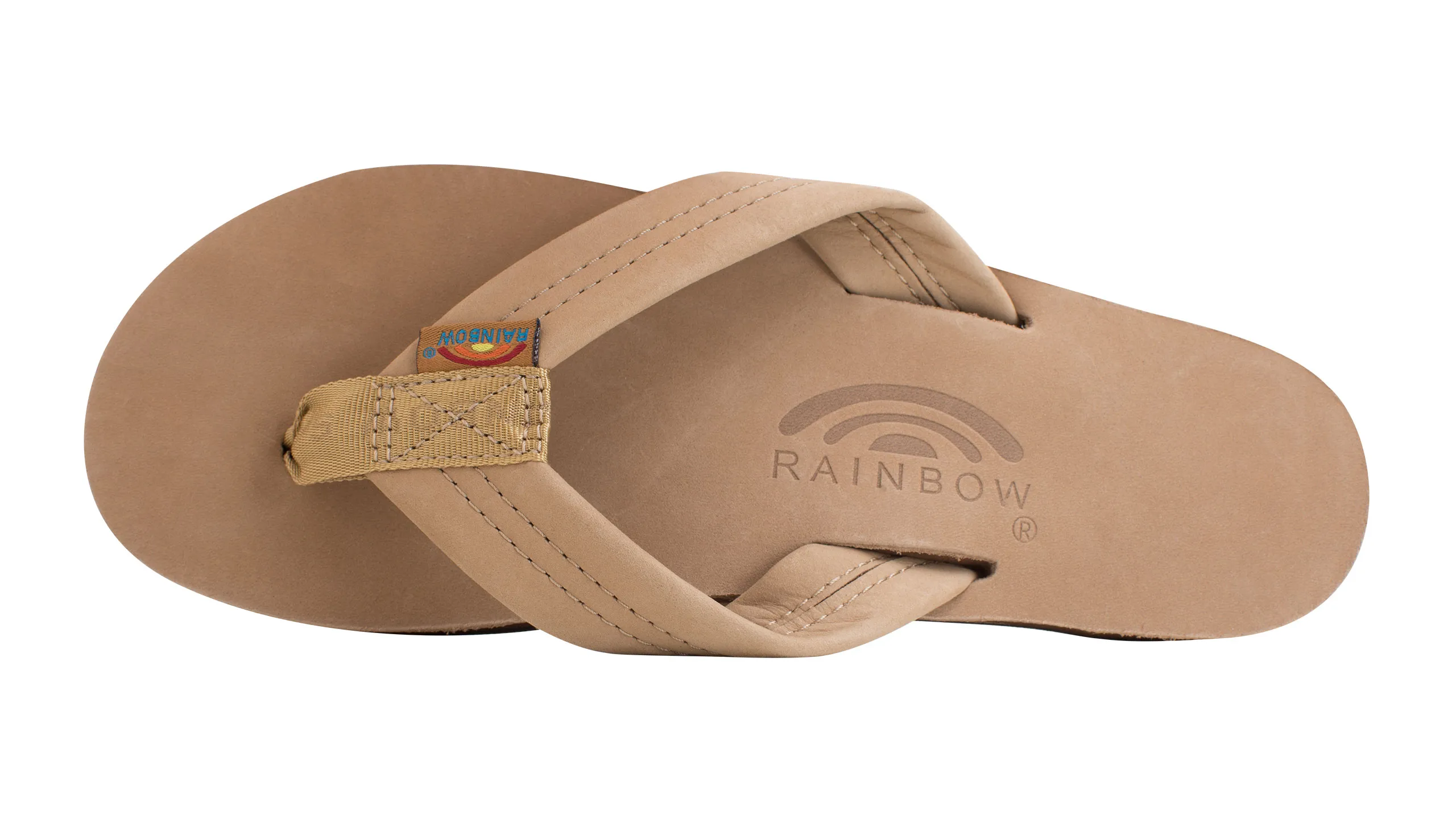 Women's Premier Leather Single Layer Sandals in Sierra Brown