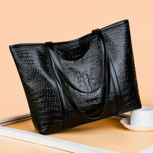 Women’s Solid Colour Large Capacity Shoulder Bag