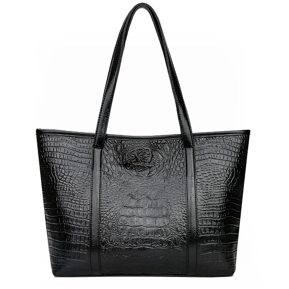 Women’s Solid Colour Large Capacity Shoulder Bag