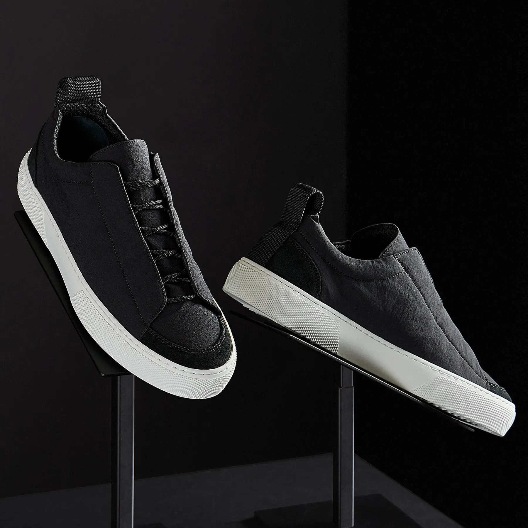 Women's Solstice Low Top Skate Sneaker - Black/Black