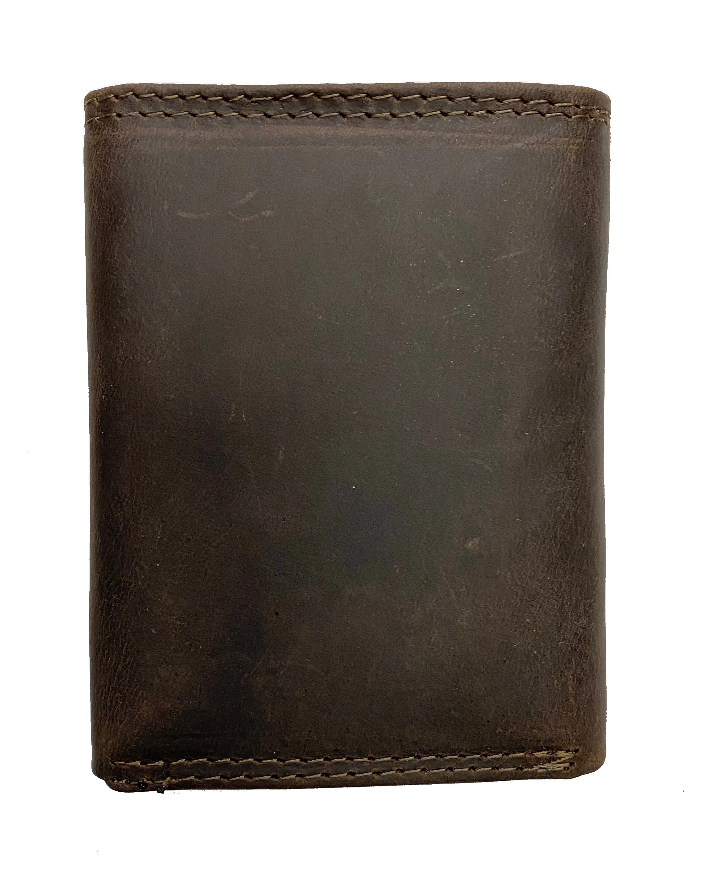 Zep-Pro IWT2CRZH-UFL University of Florida Gators Brown “Crazy Horse” Leather Tri-fold Wallet